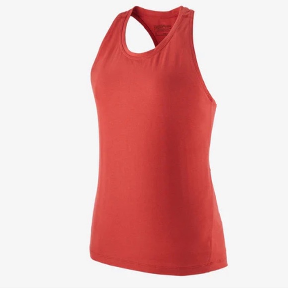NEW Patagonia Women’s Arnica Tank in Sumac Red - Picture 4 of 12